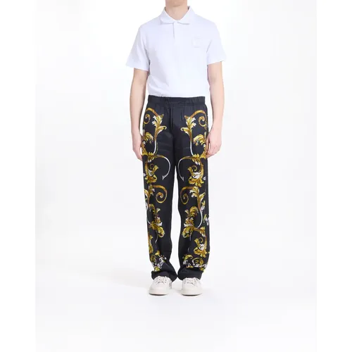Trousers > Straight Trousers - - Versace Jeans Couture - Modalova