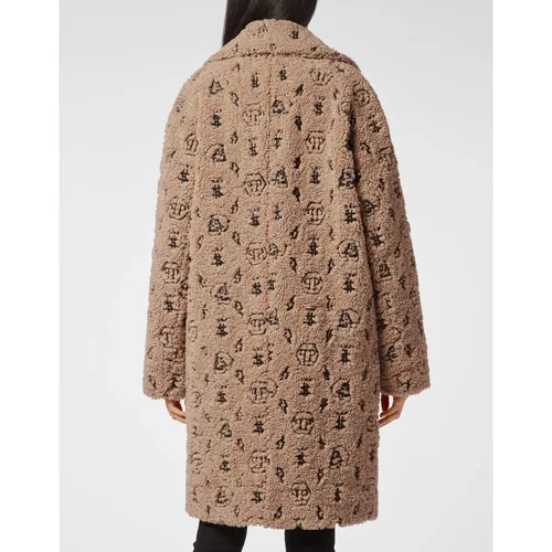 Coats > Double-Breasted Coats - - Philipp Plein - Modalova
