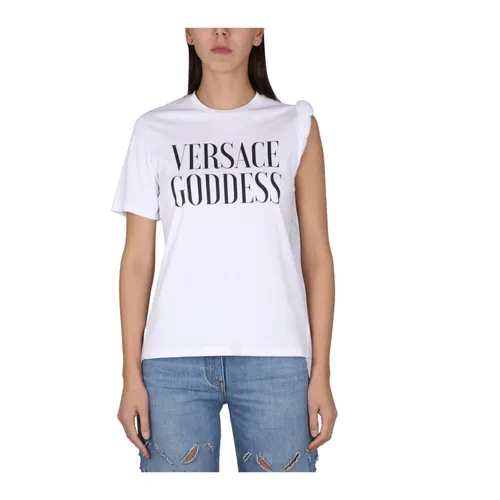 Versace - Tops > T-Shirts - White - Versace - Modalova