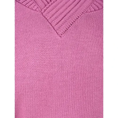 Knitwear > V-neck Knitwear - - Akep - Modalova