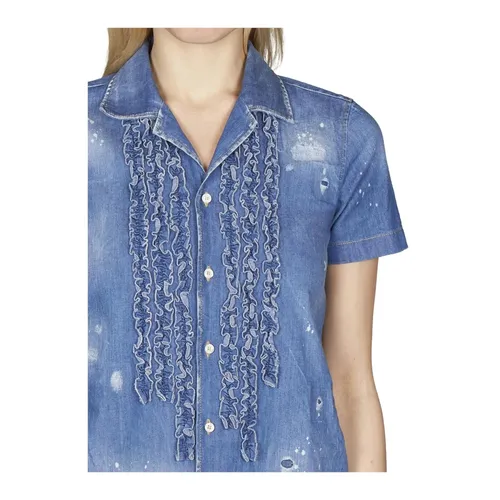 Blouses & Shirts > Denim Shirts - - Dsquared2 - Modalova