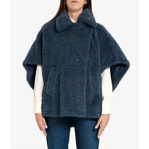 Max Mara - Jackets > Capes - Blue - Max Mara - Modalova