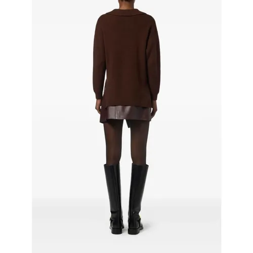 Knitwear > V-neck Knitwear - - Elisabetta Franchi - Modalova