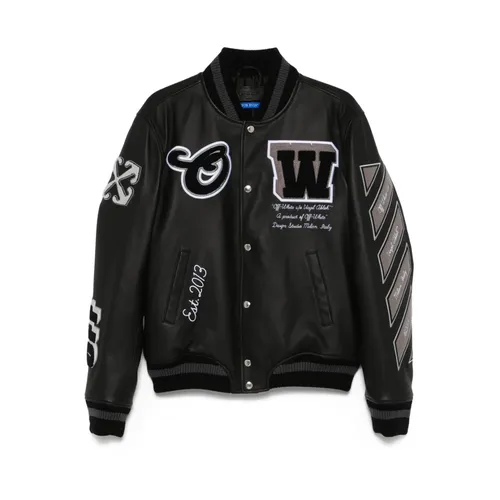 Jackets > Bomber Jackets - - Off White - Modalova