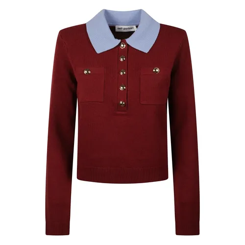 Tops > Polo Shirts - - Self Portrait - Modalova