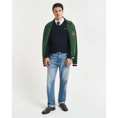 Knitwear > V-neck Knitwear - - Gant - Modalova