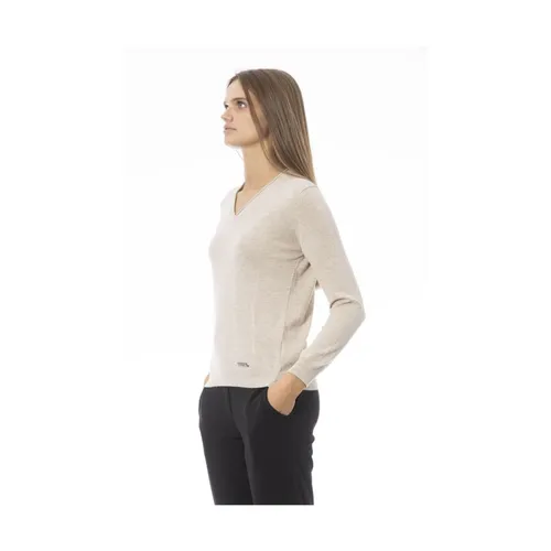 Knitwear > V-neck Knitwear - - Baldinini - Modalova
