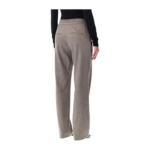 Trousers > Wide Trousers - - Loulou Studio - Modalova