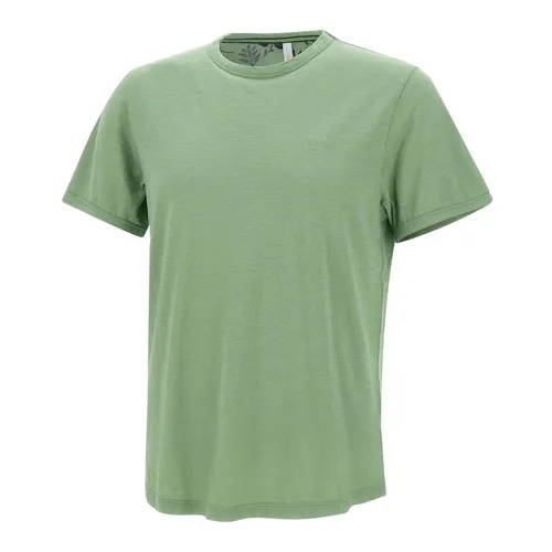 Sun68 - Tops > T-Shirts - Green - Sun68 - Modalova