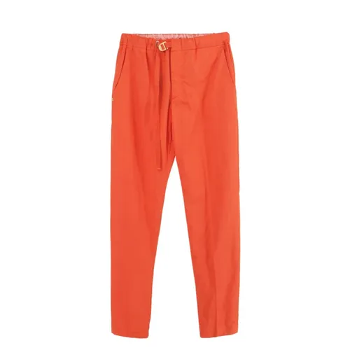 Trousers > Straight Trousers - - White Sand - Modalova