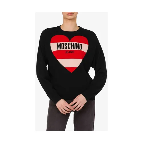 Knitwear > Round-neck Knitwear - - Moschino - Modalova