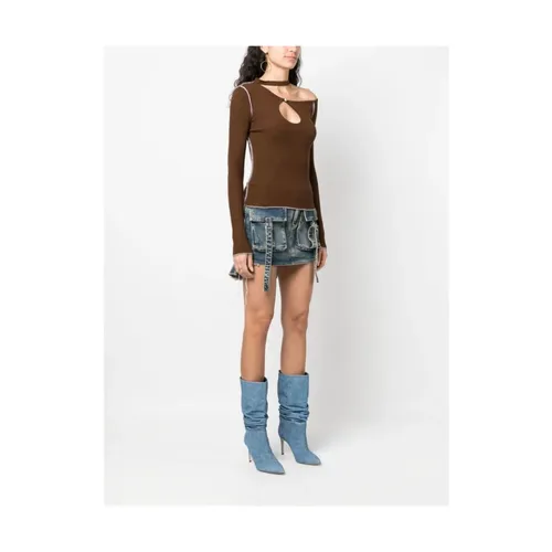 Knitwear > Round-neck Knitwear - - Julfer - Modalova