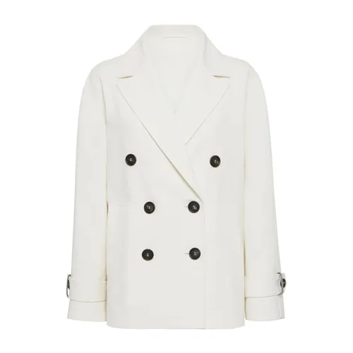 Coats > Trench Coats - - Brunello Cucinelli - Modalova
