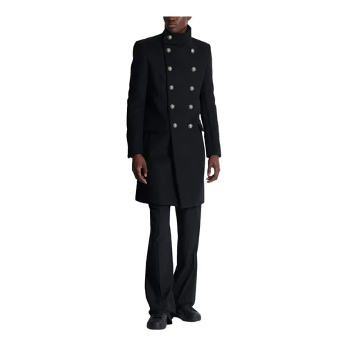 Coats > Double-Breasted Coats - - Balmain - Modalova