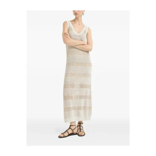 Dresses > Day Dresses > Knitted Dresses - - Brunello Cucinelli - Modalova