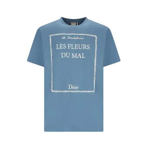 Dior - Tops > T-Shirts - Blue - Dior - Modalova