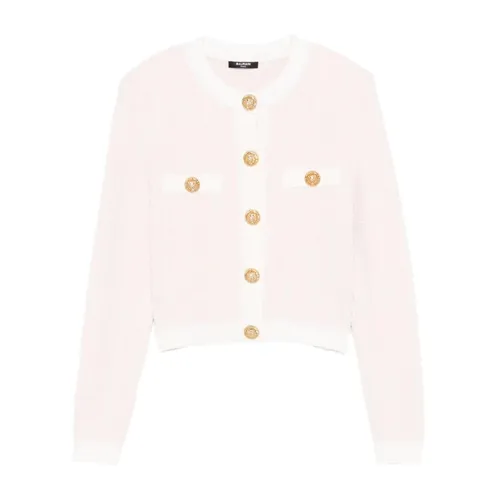 Knitwear > Cardigans - - Balmain - Modalova