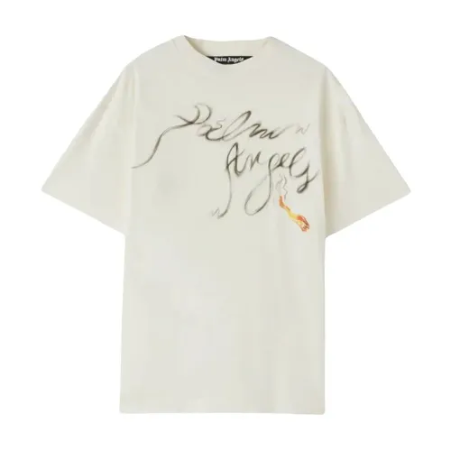 Tops > T-Shirts - - Palm Angels - Modalova
