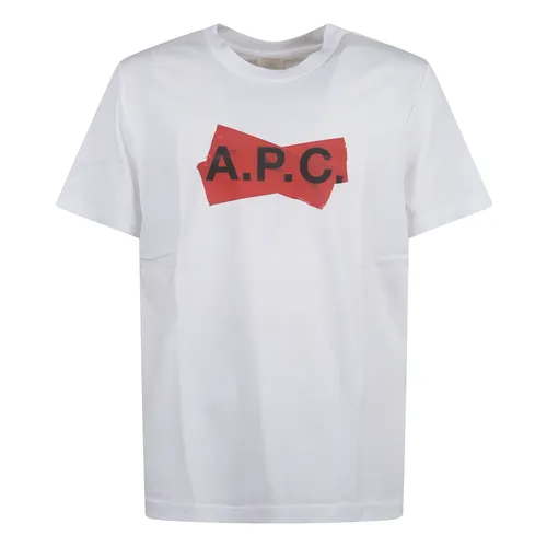 A.p.c. - Tops > T-Shirts - White - A.p.c. - Modalova