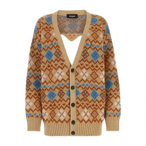 Knitwear > Cardigans - - Dsquared2 - Modalova