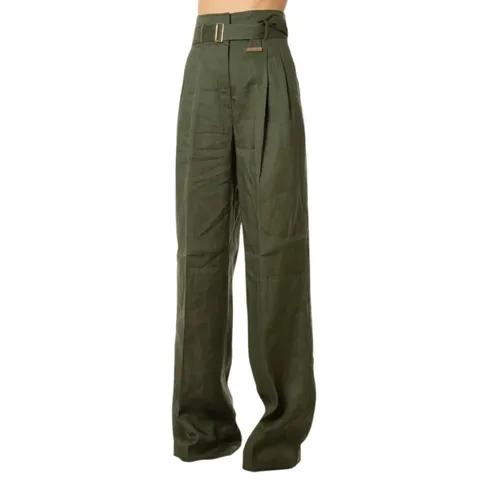 Trousers > Wide Trousers - - Max Mara Studio - Modalova