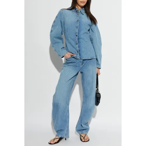 Blouses & Shirts > Denim Shirts - - Rotate Birger Christensen - Modalova