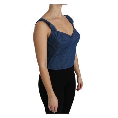 Tops > Sleeveless Tops - - Dolce & Gabbana - Modalova