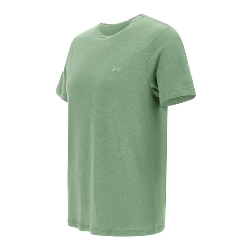 Sun68 - Tops > T-Shirts - Green - Sun68 - Modalova