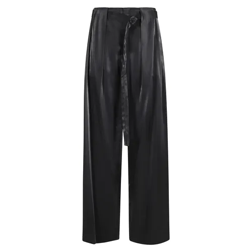 Trousers > Wide Trousers - - Isabelle Blanche - Modalova