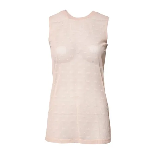 Tops > Sleeveless Tops - - Dolce & Gabbana - Modalova