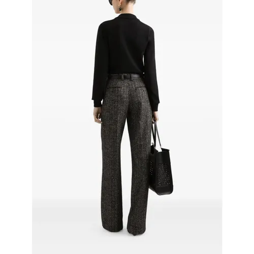 Trousers > Straight Trousers - - Dolce & Gabbana - Modalova