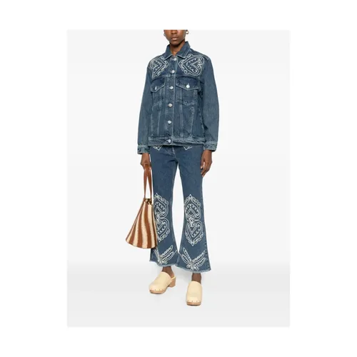 Jeans > Cropped Jeans - - Farm Rio - Modalova
