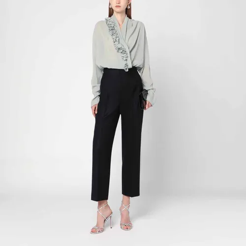 Trousers > Cropped Trousers - - Alberta Ferretti - Modalova