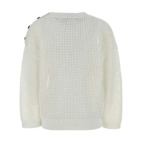 Knitwear > Round-neck Knitwear - - Brunello Cucinelli - Modalova