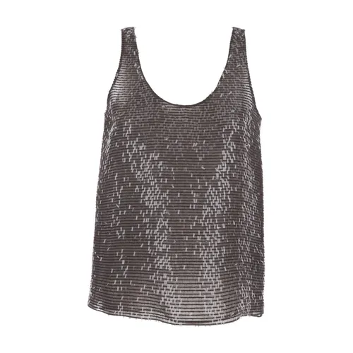 Tops > Sleeveless Tops - - Brunello Cucinelli - Modalova