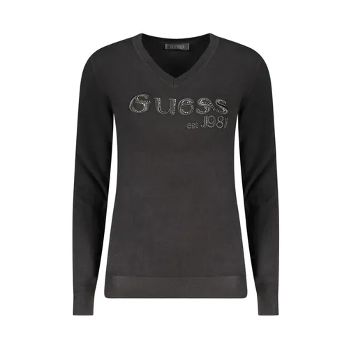 Knitwear > V-neck Knitwear - - Guess - Modalova