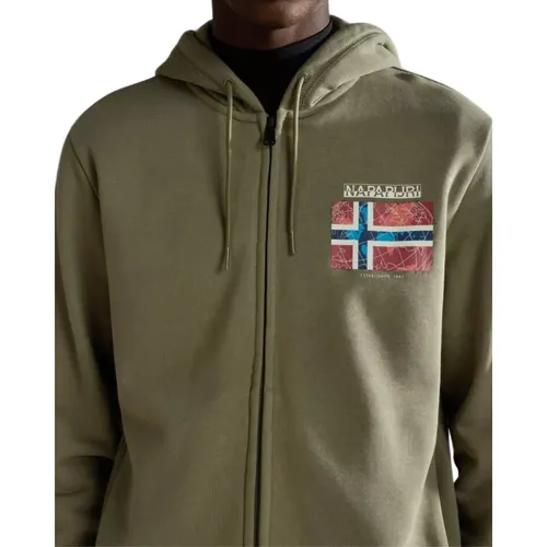 Sweatshirts & Hoodies > Zip-throughs - - Napapijri - Modalova
