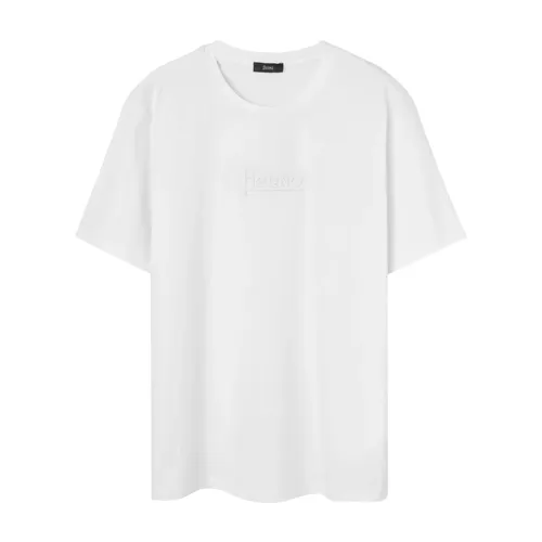Herno - Tops > T-Shirts - White - Herno - Modalova