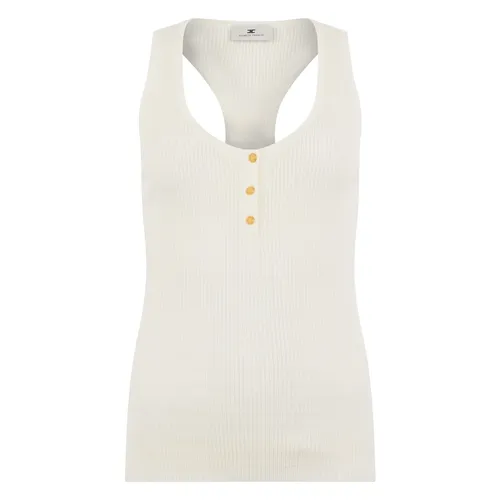 Tops > Sleeveless Tops - - Elisabetta Franchi - Modalova