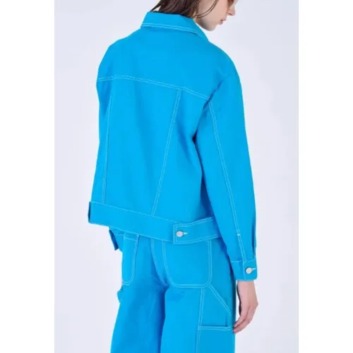 Jackets > Denim Jackets - - Silvian Heach - Modalova