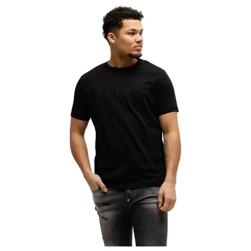 Iceberg - Tops > T-Shirts - Black - Iceberg - Modalova