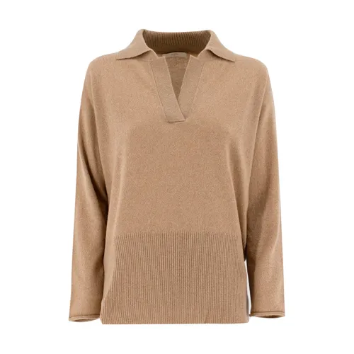Knitwear > V-neck Knitwear - - Fedeli - Modalova