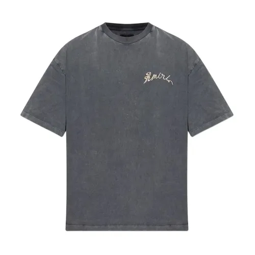 Amiri - Tops > T-Shirts - Gray - Amiri - Modalova