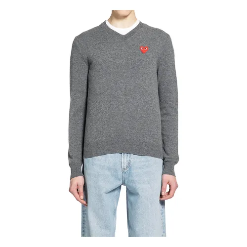 Knitwear > V-neck Knitwear - - Comme des Garçons Play - Modalova
