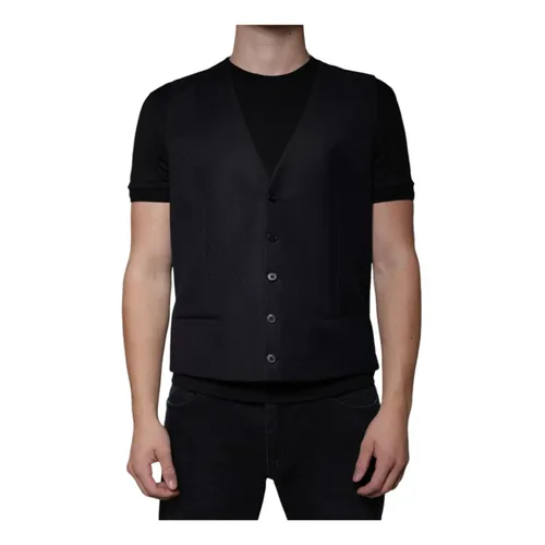Suits > Suit Vests - - Dolce & Gabbana - Modalova