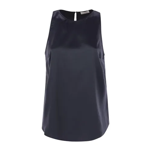 Tops > Sleeveless Tops - - Brunello Cucinelli - Modalova