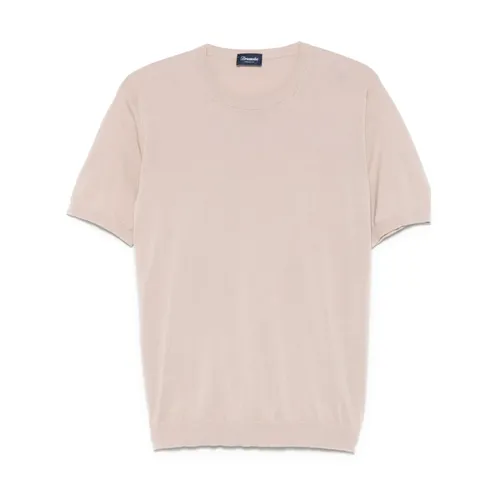 Drumohr - Tops > T-Shirts - Beige - Drumohr - Modalova