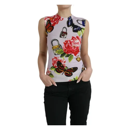Tops > Sleeveless Tops - - Dolce & Gabbana - Modalova