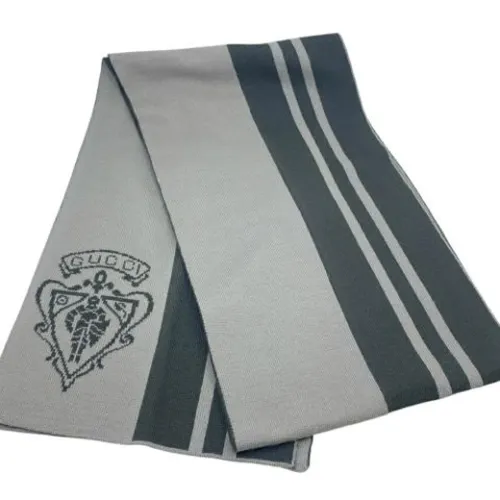 Pre-owned > Pre-owned Accessories > Pre-owned Scarves - - Gucci Vintage - Modalova