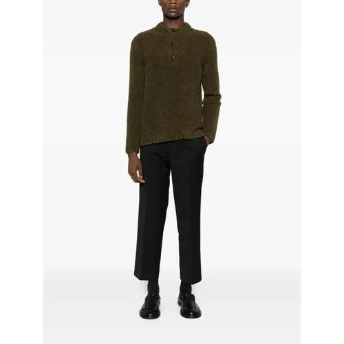 Trousers > Cropped Trousers - - Amaránto - Modalova
